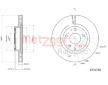 Brzdový kotouč METZGER 6110755