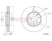 Brzdový kotouč METZGER 6110760