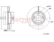 Brzdový kotouč METZGER AUTOTEILE 6110843
