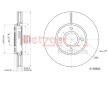 Brzdový kotouč METZGER AUTOTEILE 6110852