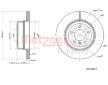 Brzdový kotouč METZGER 6110877