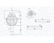 Termostat, chladivo MAGNETI MARELLI 352317005120