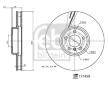 Brzdový kotouč FEBI BILSTEIN 171459