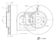 Brzdový kotouč FEBI BILSTEIN 171469