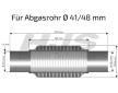 Prużný díl výfuku HJS 83 00 8421