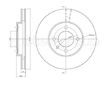 Brzdový kotouč METELLI 23-0230C