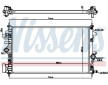 Chladič, chlazení motoru NISSENS 606047