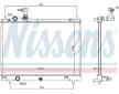 Chladič, chlazení motoru NISSENS 606700