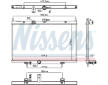 Chladič, chlazení motoru NISSENS 606768