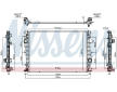 Chladič motora NISSENS 607181