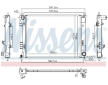 Chladič, chlazení motoru NISSENS 607189