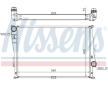 Chladič, chlazení motoru NISSENS 60806