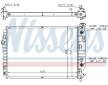 Chladič, chlazení motoru NISSENS 60922