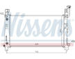 Chladič, chlazení motoru NISSENS 60992