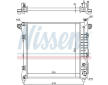 Chladič, chlazení motoru NISSENS 60998