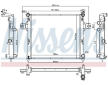 Chladič, chlazení motoru NISSENS 61038