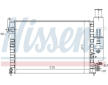 Chladič, chlazení motoru NISSENS 61230