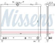 Chladič, chlazení motoru NISSENS 617402