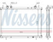 Chladič, chlazení motoru NISSENS 61792A