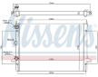 Chladič, chlazení motoru NISSENS 62013