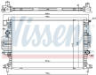 Chladič, chlazení motoru NISSENS 620152