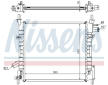 Chladič, chlazení motoru NISSENS 62022A
