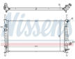 Chladič, chlazení motoru NISSENS 62128