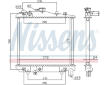 Chladič, chlazení motoru NISSENS 62505
