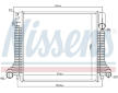 Chladič motora NISSENS 62798