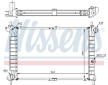 Chladič, chlazení motoru NISSENS 63291A