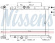 Chladič, chlazení motoru NISSENS 63502