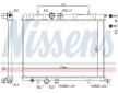 Chladič, chlazení motoru NISSENS 63502A