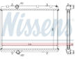 Chladič, chlazení motoru NISSENS 636006