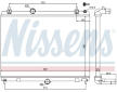 Chladič, chlazení motoru NISSENS 636009