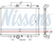 Chladič, chlazení motoru NISSENS 63702
