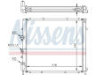 Chladič, chlazení motoru NISSENS 63854A