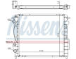 Chladič, chlazení motoru NISSENS 63968A