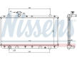 Chladič, chlazení motoru NISSENS 64167A