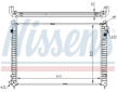 Chladič, chlazení motoru NISSENS 64301A