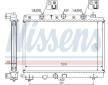 Chladič, chlazení motoru NISSENS 64304A
