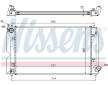 Chladič, chlazení motoru NISSENS 64647A