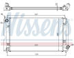 Chladič, chlazení motoru NISSENS 64679A