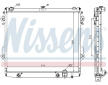 Chladič motora NISSENS 646827