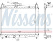 Chladič, chlazení motoru NISSENS 64789A