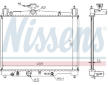 Chladič, chlazení motoru NISSENS 64801