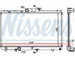 Chladič, chlazení motoru NISSENS 64868A