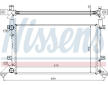 Chladič, chlazení motoru NISSENS 65231A