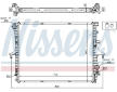 Chladič, chlazení motoru NISSENS 65275A