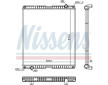 Chladič motora NISSENS 65483