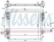 Chladič, chlazení motoru NISSENS 66706